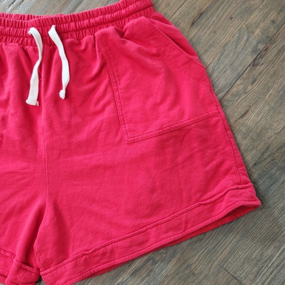 Bundle Zenana Relaxed Fit Drawstring Shorts Pockets Womens Size 2X Blue Red - Picture 7 of 9